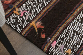 Striped Small Kilim Rug - Thumbnail