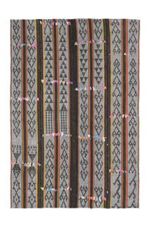 Striped Turkish Area Rug - Thumbnail