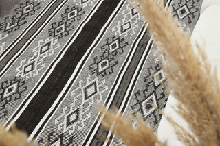 Bohemian Striped Vintage Rug - Thumbnail