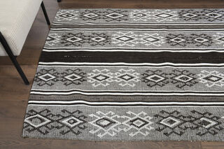 Bohemian Striped Vintage Rug - Thumbnail