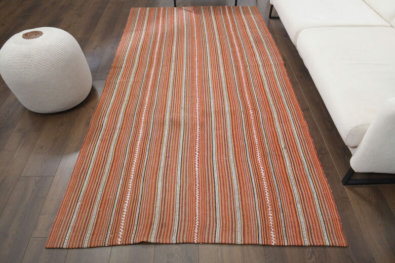 Striped KIlim Vintage Rug