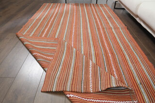 Striped KIlim Vintage Rug - Thumbnail