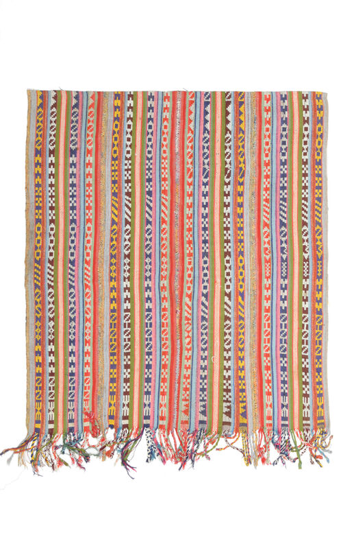Striped Colorful Kilim Rug