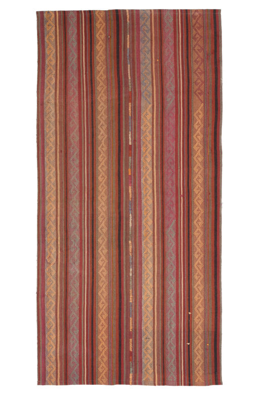 Turkish Striped Kilim Rug