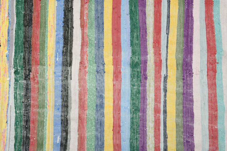 Striped Vintage Turkish Kilim