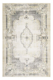 Oriental Faded Turkish Rug - Thumbnail