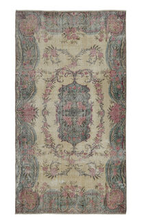 Handmade Vintage Area Rug - Thumbnail