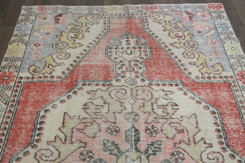 Vintage Turkish Area Rug