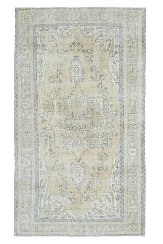 Turkish Vintage Area Anatolian Rug