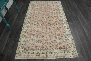 Floral Vintage Turkish Rug - Thumbnail