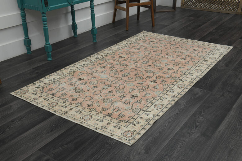 Floral Vintage Turkish Rug