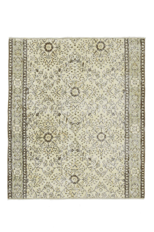 Oushak Floral Vintage Rug