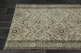 Oushak Floral Vintage Rug - Thumbnail