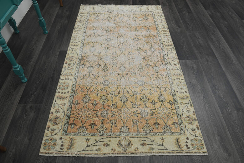 Floral Oushak Area Rug