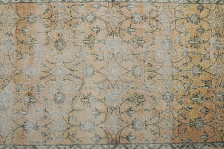 Floral Oushak Area Rug - Thumbnail