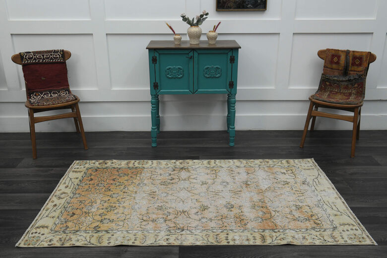 Floral Oushak Area Rug