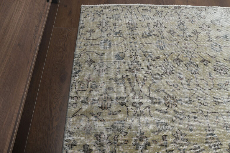 Floral Turkish Area Rug