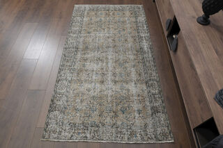 Floral Faded Area Rug - Thumbnail