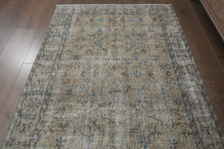 Floral Faded Area Rug - Thumbnail