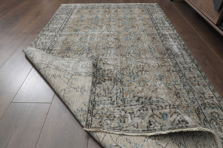 Floral Faded Area Rug