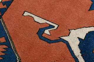 Red Navy Blue Area Rug - Thumbnail