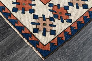 Red Navy Blue Area Rug - Thumbnail