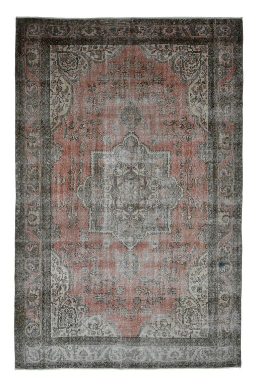 Pink Brown Area Rug