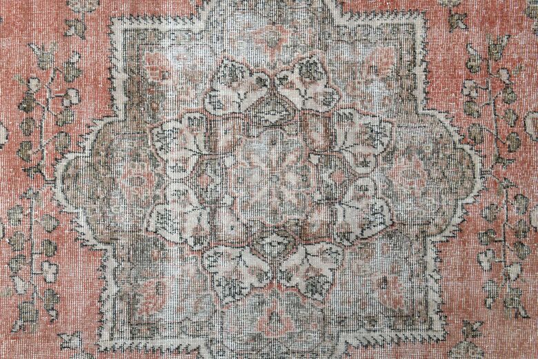 Pink Brown Area Rug