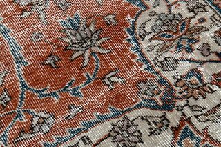 Orange Brown Area Rug - Thumbnail