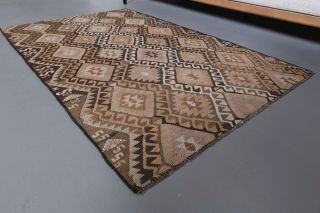 Handmade Vintage Kilim Rug - Thumbnail