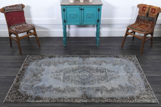 Handmade Vintage Area Rug - Thumbnail