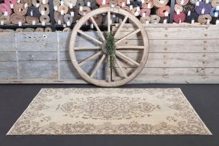 Handmade Vintage Area Rug - Thumbnail