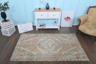 Handmade Vintage Area Rug - Thumbnail