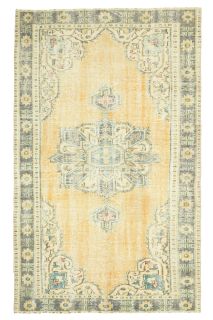 5x8 Handmade Vintage Area Rug - Thumbnail