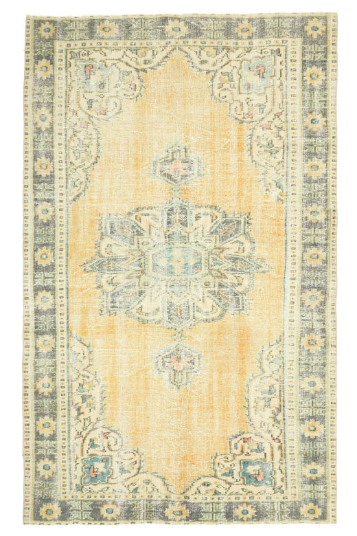 5x8 Handmade Vintage Area Rug