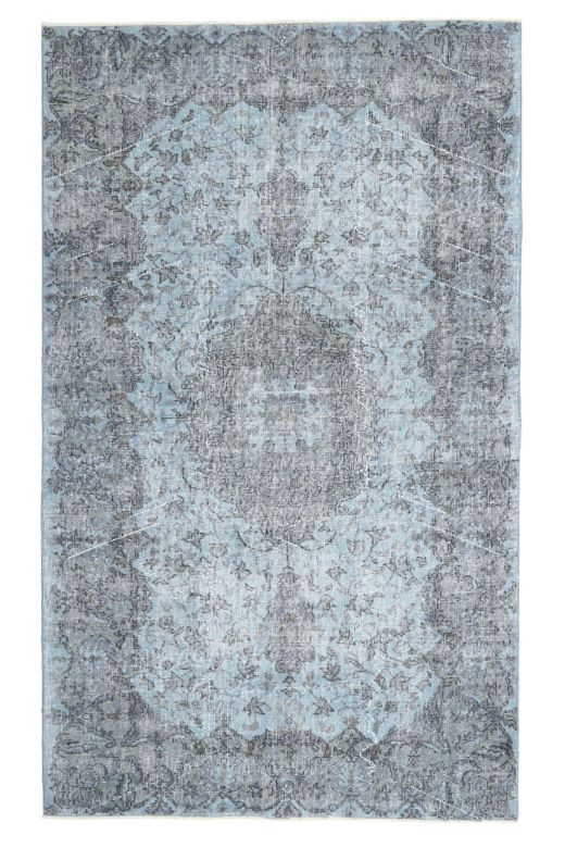 Pale Blue Colored - Vintage Area Rug