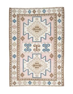 Geometric Vintage Area Milas Rug - Thumbnail