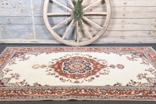 Handmade Vintage Medallion Area Rug - Thumbnail