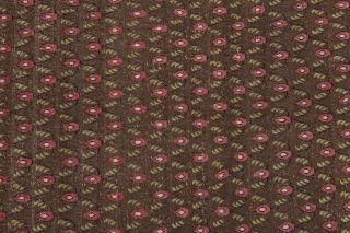 Ikat Brown Indoor Rug - 1980s - Thumbnail