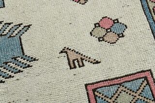 Beige Pink Area Rug - Thumbnail