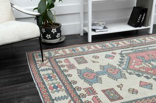 Beige Pink Area Rug - Thumbnail