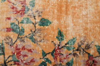 Distressed Handmade Vintage Area Rug - Thumbnail