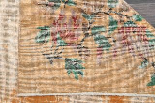 Distressed Handmade Vintage Area Rug - Thumbnail