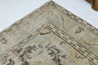 Orange Beige Area Antique Washed Anatolian Rug - Thumbnail