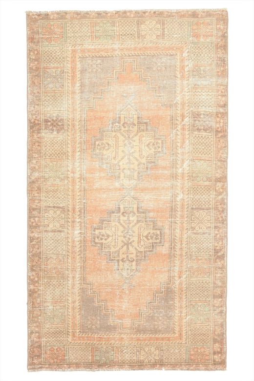 Semi-Antique 1950s Accent Rug