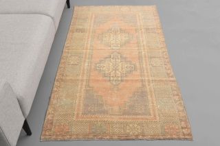 Semi-Antique 1950s Accent Rug - Thumbnail