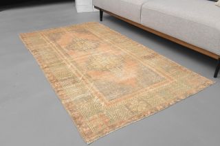 Semi-Antique 1950s Accent Rug - Thumbnail