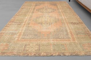 Semi-Antique 1950s Accent Rug - Thumbnail