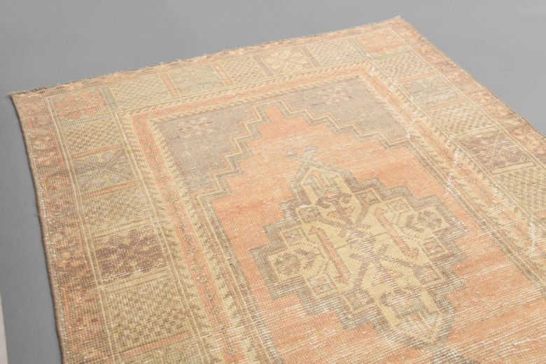 Semi-Antique 1950s Accent Rug