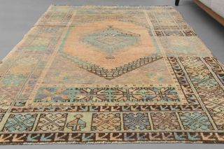 Semi-Antique 1950s Accent Rug - Thumbnail